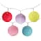 10ct. Multicolor LED Yarn Ball Summer String Lights